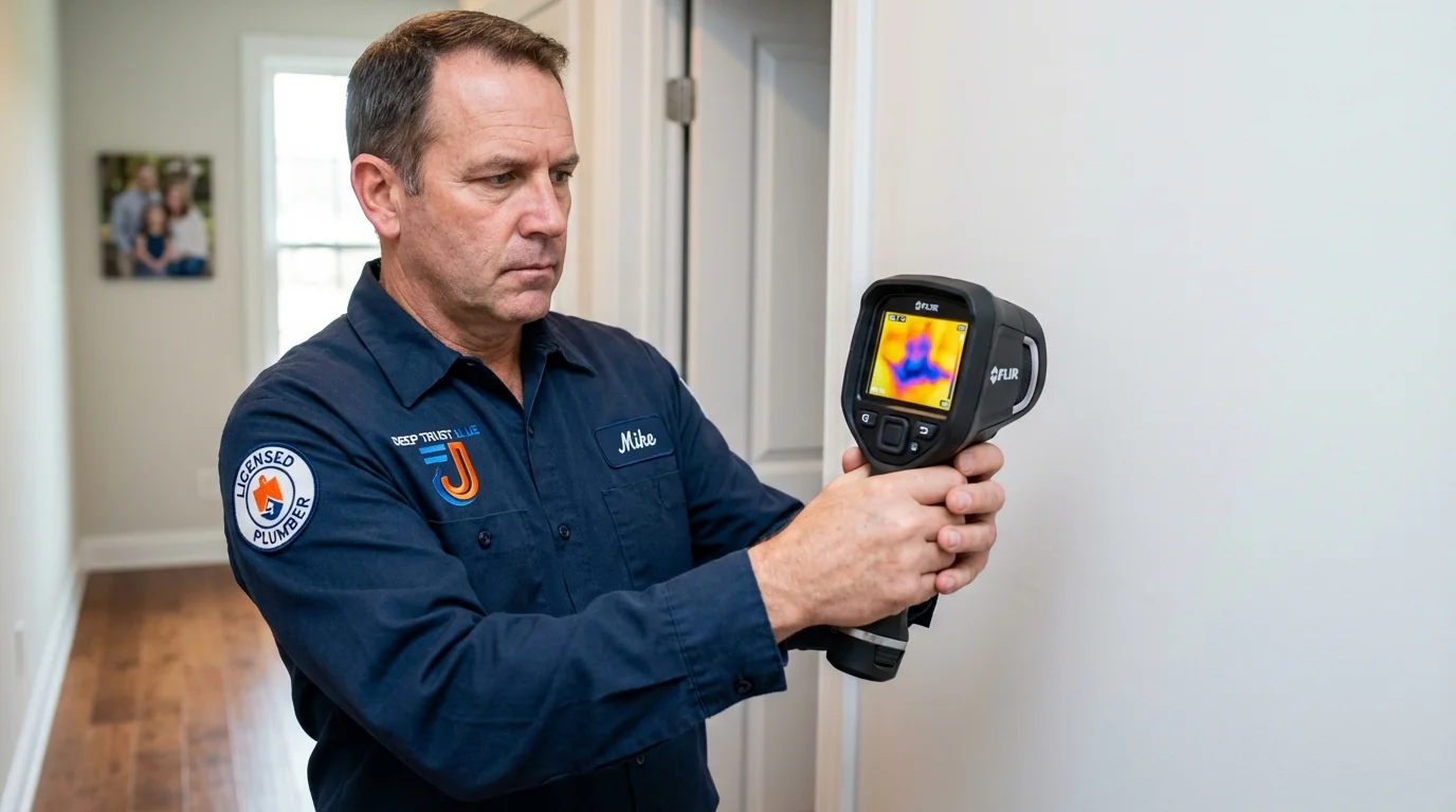 Thermal imaging leak detection by Johns Plumbing LLC in Perry Hall